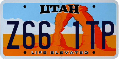 UT license plate Z661TP