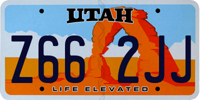 UT license plate Z662JJ