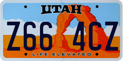 UT license plate Z664CZ