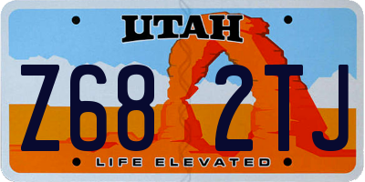 UT license plate Z682TJ