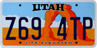UT license plate Z694TP