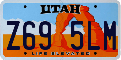 UT license plate Z695LM