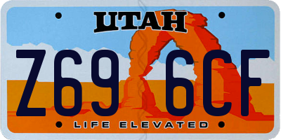UT license plate Z696CF