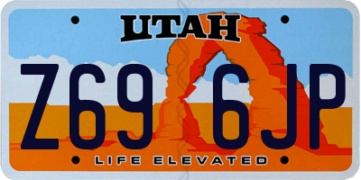 UT license plate Z696JP