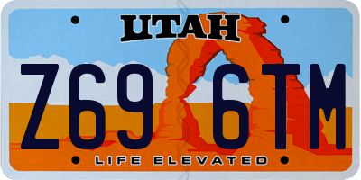 UT license plate Z696TM
