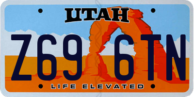 UT license plate Z696TN