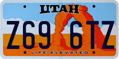 UT license plate Z696TZ
