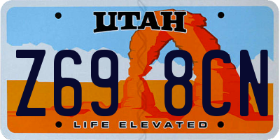 UT license plate Z698CN