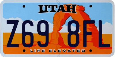 UT license plate Z698FL