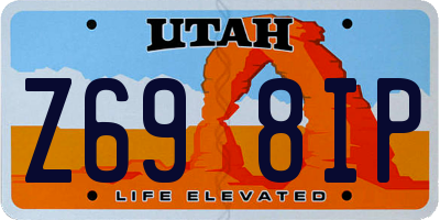 UT license plate Z698IP