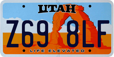 UT license plate Z698LF
