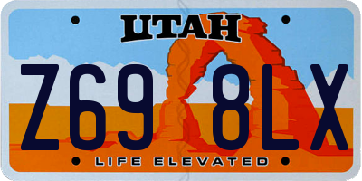 UT license plate Z698LX