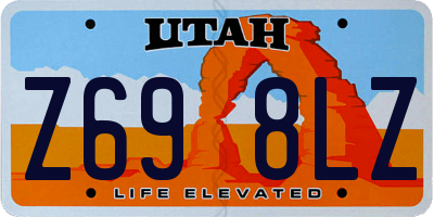 UT license plate Z698LZ