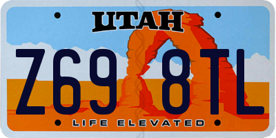 UT license plate Z698TL