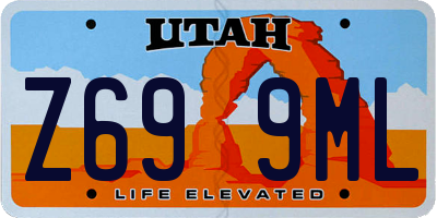 UT license plate Z699ML