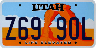 UT license plate Z699OL