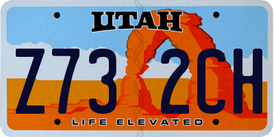 UT license plate Z732CH