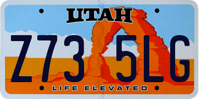 UT license plate Z735LG