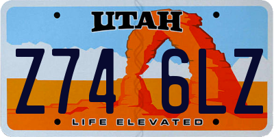 UT license plate Z746LZ