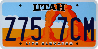 UT license plate Z757CM