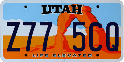 UT license plate Z775CQ