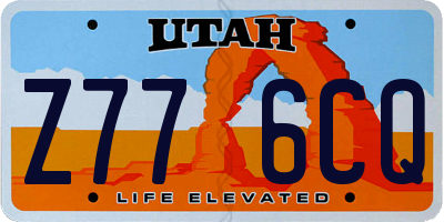 UT license plate Z776CQ