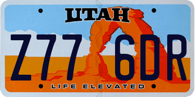 UT license plate Z776DR