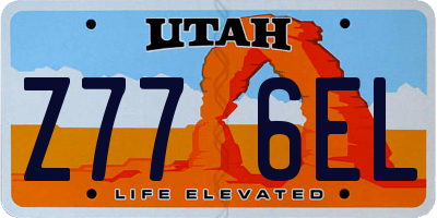UT license plate Z776EL