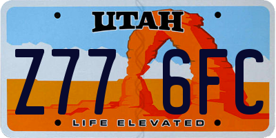 UT license plate Z776FC