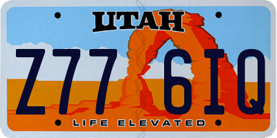 UT license plate Z776IQ