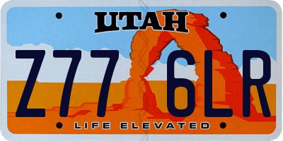 UT license plate Z776LR