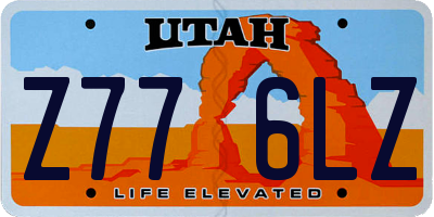 UT license plate Z776LZ