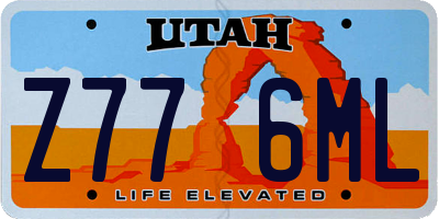 UT license plate Z776ML