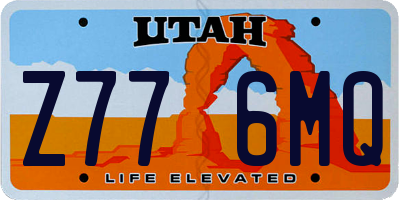 UT license plate Z776MQ