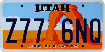 UT license plate Z776NQ