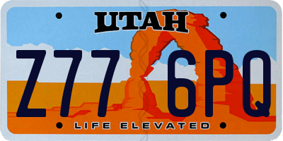 UT license plate Z776PQ
