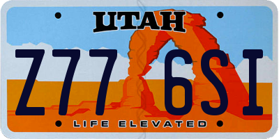 UT license plate Z776SI