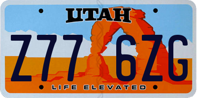 UT license plate Z776ZG