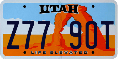 UT license plate Z779OT
