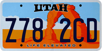 UT license plate Z782CD