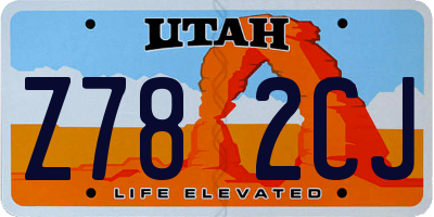 UT license plate Z782CJ