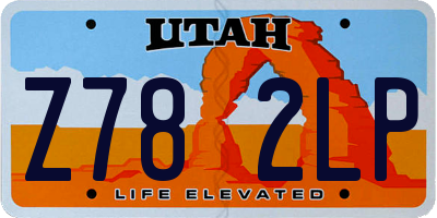 UT license plate Z782LP