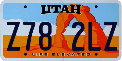 UT license plate Z782LZ