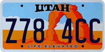 UT license plate Z784CC