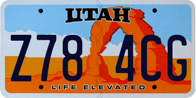 UT license plate Z784CG