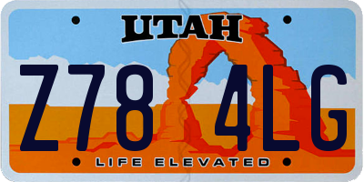UT license plate Z784LG