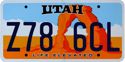 UT license plate Z786CL