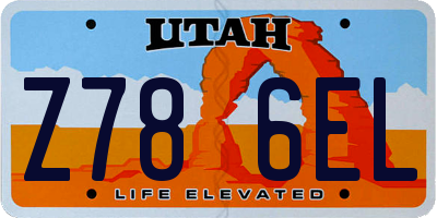 UT license plate Z786EL