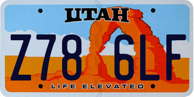 UT license plate Z786LF