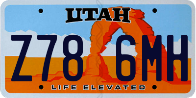 UT license plate Z786MH